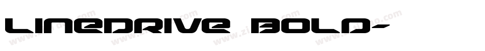 LineDrive Bold字体转换